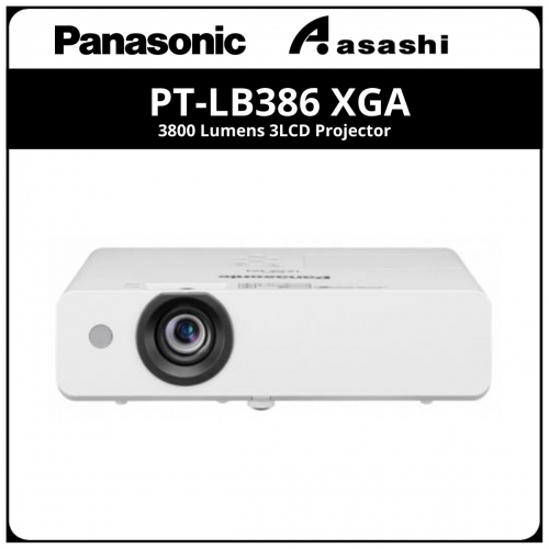 Panasonic PT-LB386 XGA 3800 Lumens 3LCD Projector
