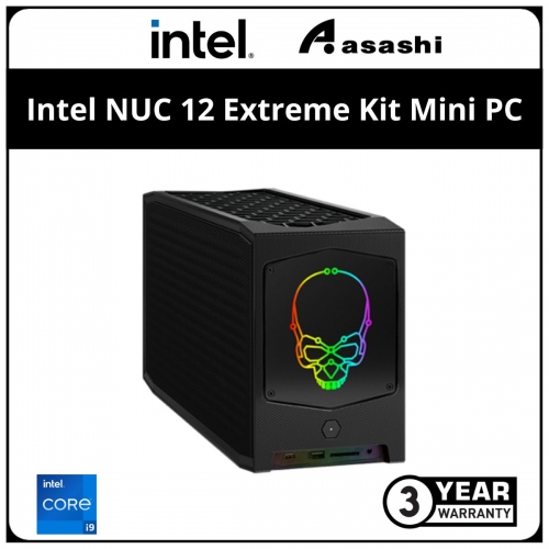 Intel NUC 12 Extreme Kit NUC12DCMI9 Mini PC - (i9-12900,30M, 5.10GHz/ 2x DDR4/ M.2 Gen4 x3/ Intel Wi-Fi 6 AX211/Thunderbolt 4)