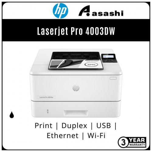 HP Laserjet Pro M4003DW Printer 2Z610A
