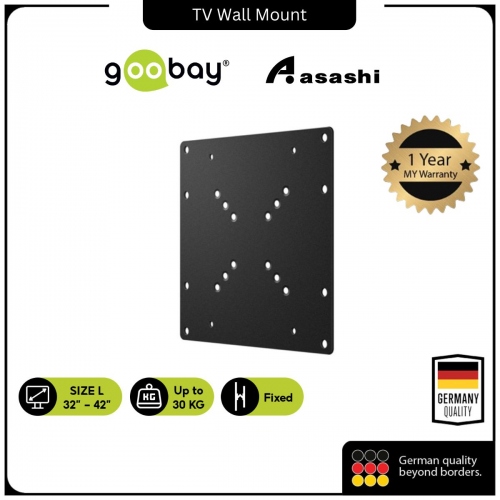 Goobay Adapter for TV Wall Mount with VESA Format (Max. 200 x 200 mm) 63267