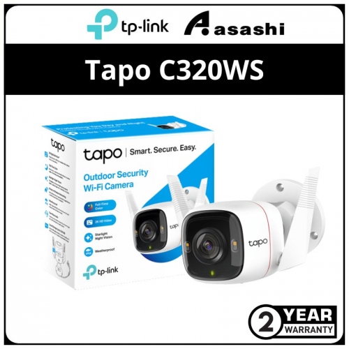 TP-Link Tapo C320WS Outdoor Security WiFI Camera (2K)