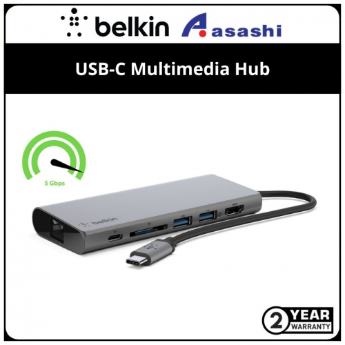 Belkin F4U092btSGY USB-C Multimedia Hub