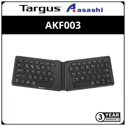 (Non For Sale) - Targus AKF003 Ergonomic Foldable Bluetooth Keyboard (1 yrs Manufacturer Warranty)