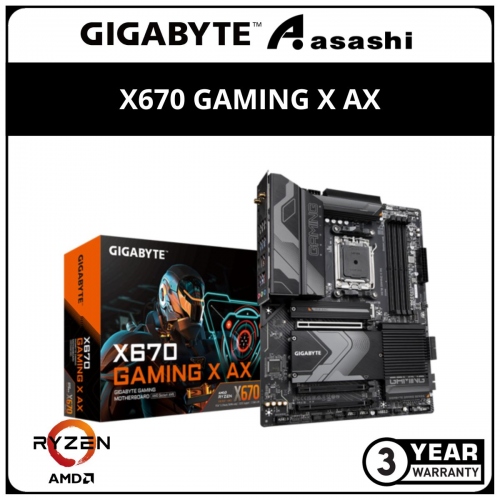 GIGABYTE X670 GAMING X AX (AM5) ATX Motherboard