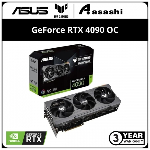 ASUS TUF Gaming GeForce RTX 4090 OC Edition 24GB GDDR6X Graphic Card