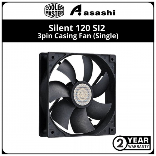 Cooler Master Silent 120 SI2 3pin Casing Fan (Single)