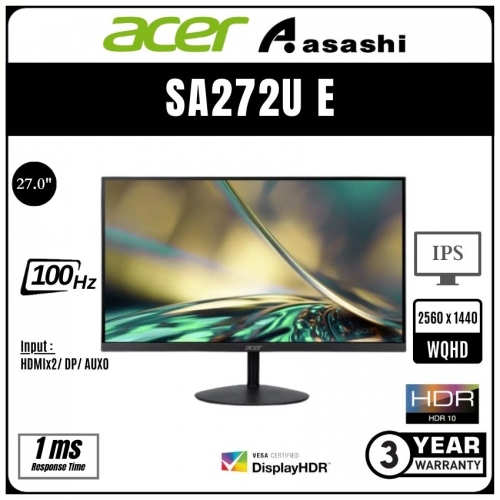 Acer SA272U E 27