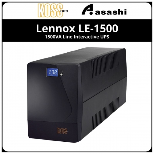 Koss Lennox LE-1500 1500VA Line Interactive UPS