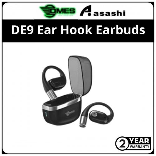 DMES DE9 True Wireless Stereo Bluetooth 5.4 IPX4 Low Latency Ear Hook Earbuds - 2Y