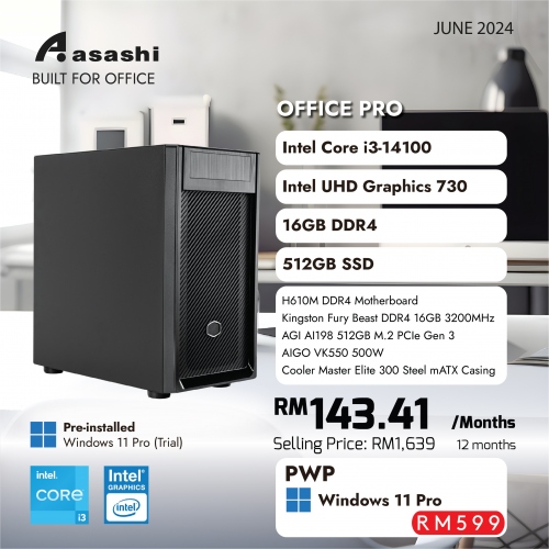 OFFICE PRO - Intel® Core™ i3-14100