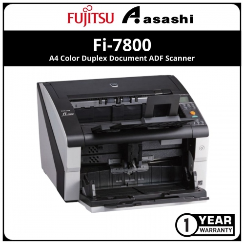 Ricoh / Fujitsu fi-7800 A4 Color Duplex Document Scanner (ADF)