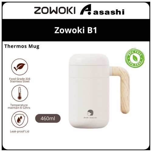 Zowoki B1-460ml Office Cup - White XY