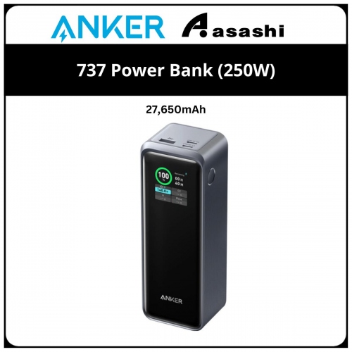 Anker 737 27,650mAh Power Bank（250W) - Black