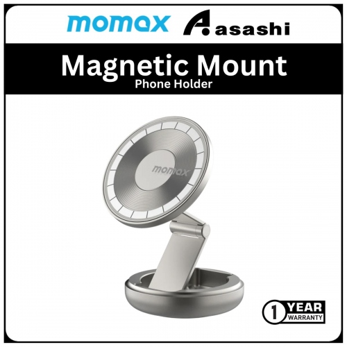 Momax Pac Mount Multi-use Magnetic Mount - Titanium (1Y)