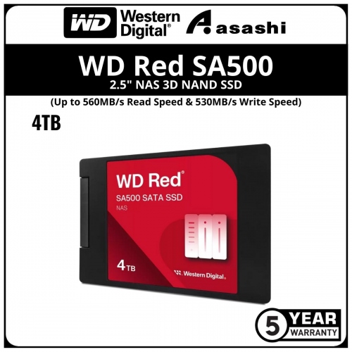 WD Red SA500 4TB 2.5