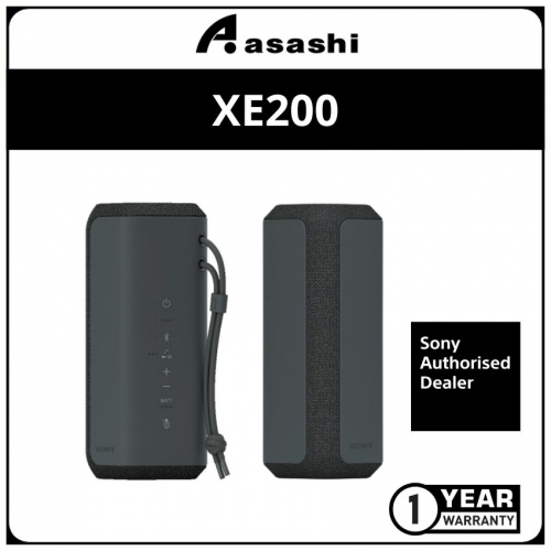 Sony XE200 (Black) X-Series Portable Wireless Speaker (1 yr Manufacturer Warranty)