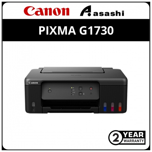 Canon G1730 Single Function A4 Ink Efficient Printer (Print) 2 Yrs Warranty or 20,000pages whichever comes first