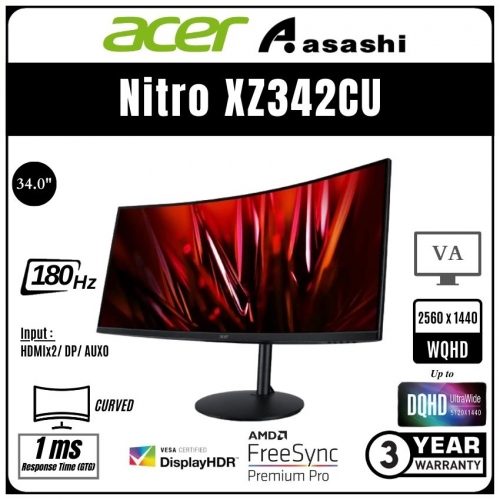 Acer Nitro XZ342CU V3 34