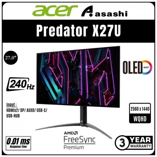 Acer Predator X27U 27