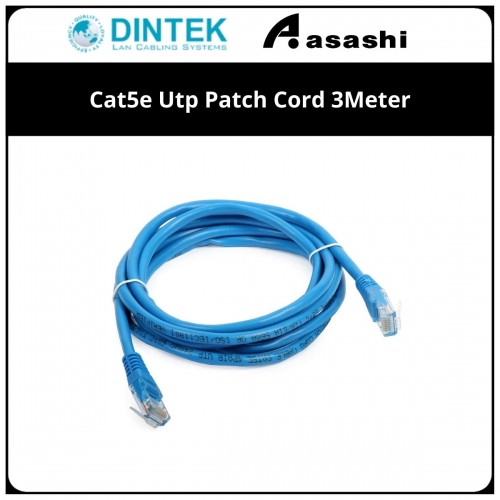 Dintek Cat5e Utp Patch Cord 3Meter