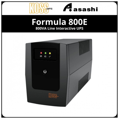 Koss Formula 800E 800VA Line Interactive UPS