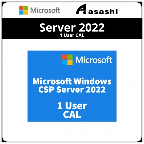 Microsoft Windows Server 2022 - 1 User CAL - Commercial CSP Perpetual