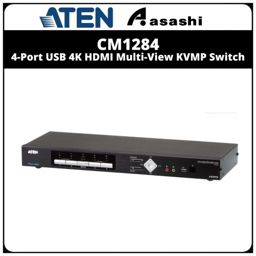 ATEN CM1284 4-Port USB 4K HDMI Multi-View KVMP™ Switch