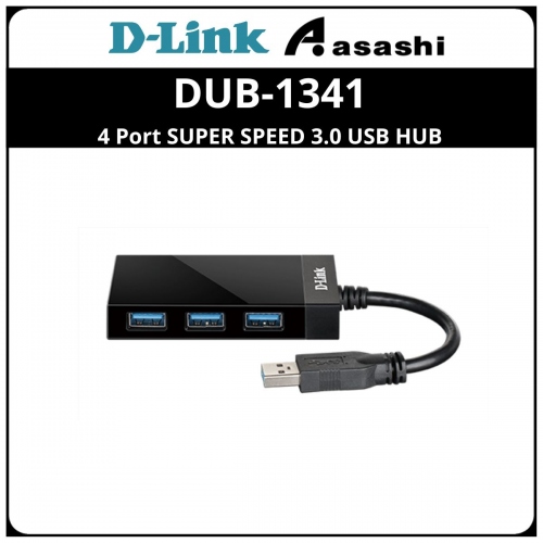 D-Link DUB-1341 4 Port SUPER SPEED 3.0 USB HUB with Using USB Power