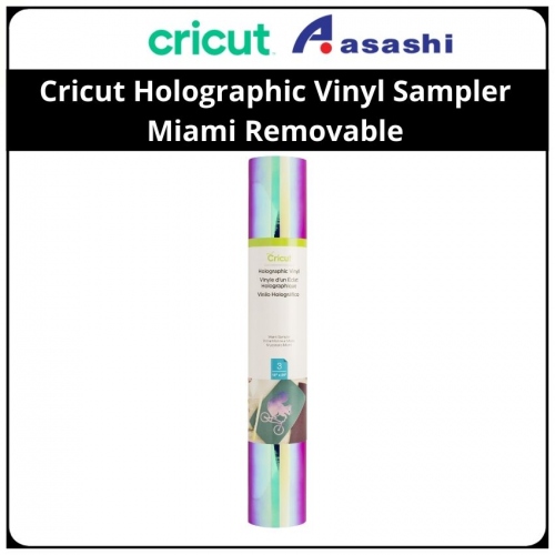 Cricut 2004515 Holographic Vinyl Sampler Miami Removable - 12