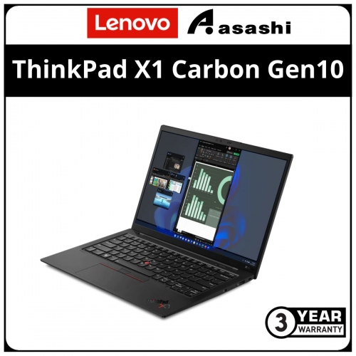 Lenovo ThinkPad X1 Carbon Gen10-21CB0009MY-(Intel Core i7-1260P/16GB LPDDR4x/1TB SSD/14-in FHD+ Touch/Intel Iris Xe Graphic/Win11 Pro DG Win10Pro/3Y Premier)