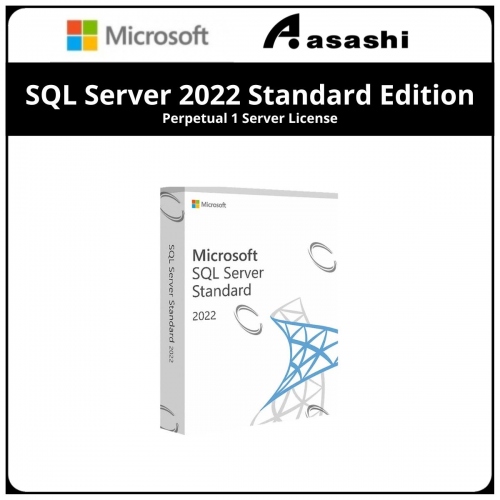 Microsoft SQL Server 2022 Standard Edition Perpetual 1 Server License (NCE COM BAS PER 1TM)