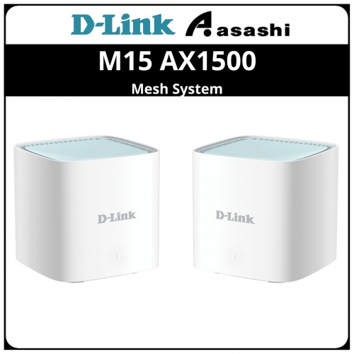 D-Link M15 (2 Packs) AX1500 Mesh System