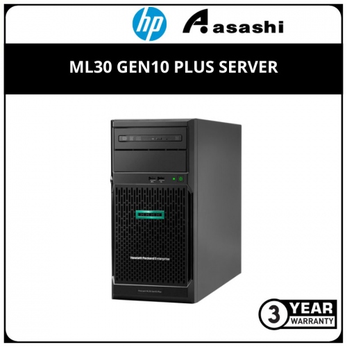 HP ML30 Gen10 Plus Server-P44718-371- (Xeon E-2314/16GB-UDDR4/1TB HDD/DVD-RW/Keyboard & Mouse/350W PSU/3 Years Warranty)
