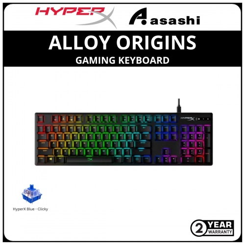 HP HyperX Alloy Origins RGB Gaming Keyboard-HyperX Blue Switch-(4P5P0AA) 2 Years Warranty