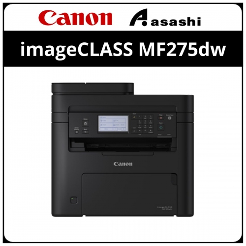 Canon imageCLASS MF275dw AIO (Print, Copy, Scan, Duplex, Network,Wireless,USB) Mono Laser Printer