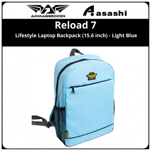 Armaggeddon Reload 7 Lifestyle Laptop Backpack (15.6 inch) - Light Blue