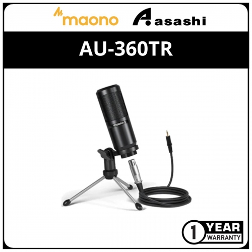 Maono AU-360TR 3.5mm Jack Microphone (1 yrs Limited Hardware Warranty)
