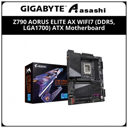 GIGABYTE Z790 AORUS ELITE AX WIFI7 (DDR5, LGA1700) ATX Motherboard