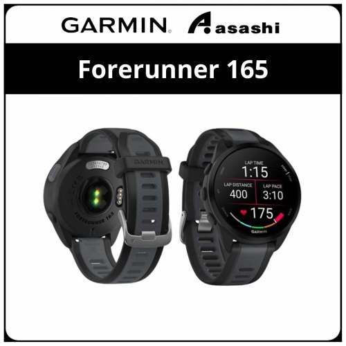 Garmin Forerunner 165, GPS, SEA - Black/Slate