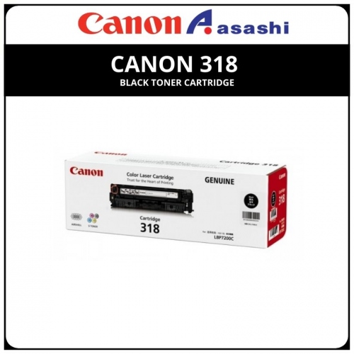 Canon 318 Black Toner Cartridge