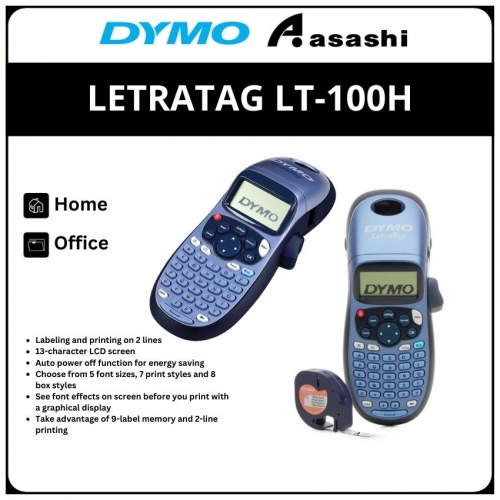 DYMO LETRATAG LT-100H(BLUE) (11100)