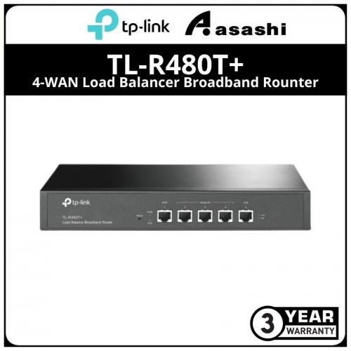 TP-Link TL-R480T+ 4-WAN Load Balancer Broadband Rounter
