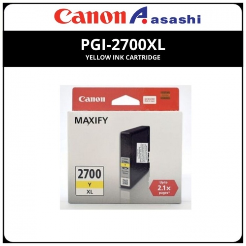 Canon PGI-2700XL Yellow Ink Cartridge