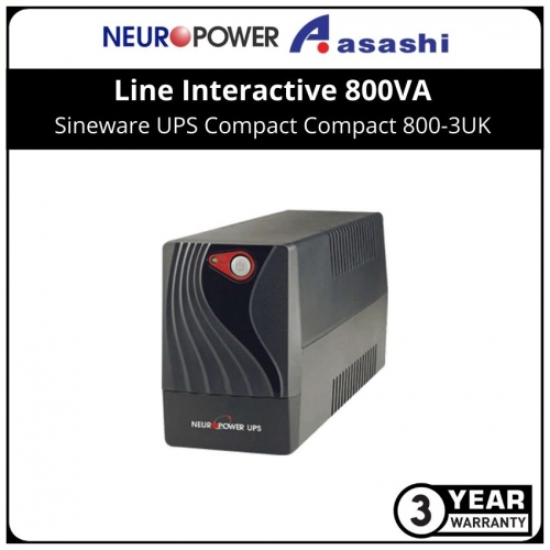 Neuro Power Line Interactive 800VA Sineware UPS Compact Compact 800-3UK