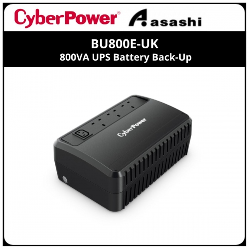 Cyberpower BU800E-UK 800VA UPS Battery Back-Up