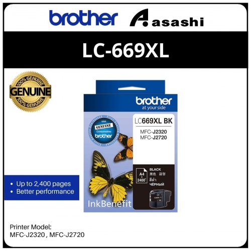 Brother LC669XL BK Black Ink Cartridge