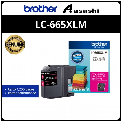 Brother LC-665XL M Magenta Ink Cartridge