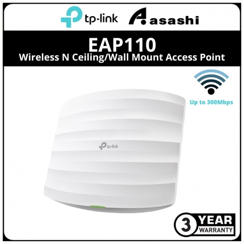 TP-Link EAP110 300Mbps Wireless N Ceiling/Wall Mount Access Point
