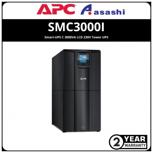 APC SMC3000I Smart-UPS C 3000VA LCD 230V Tower UPS