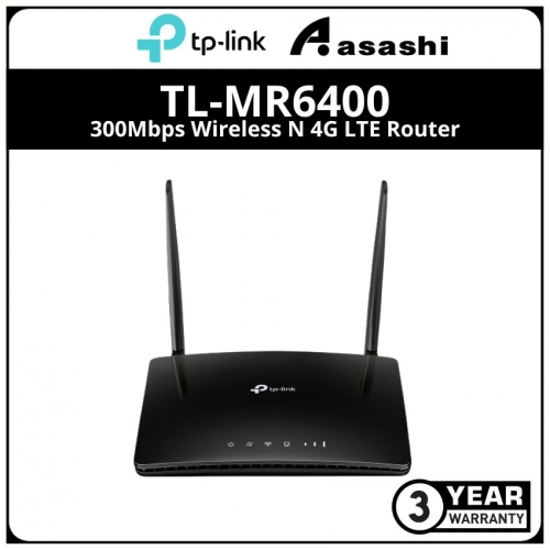 TL-MR6400, 300Mbps Wireless N 4G LTE Router